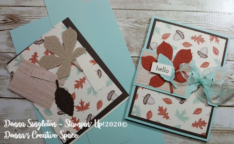 Tag Topper Banded Fun Fold Card 092520