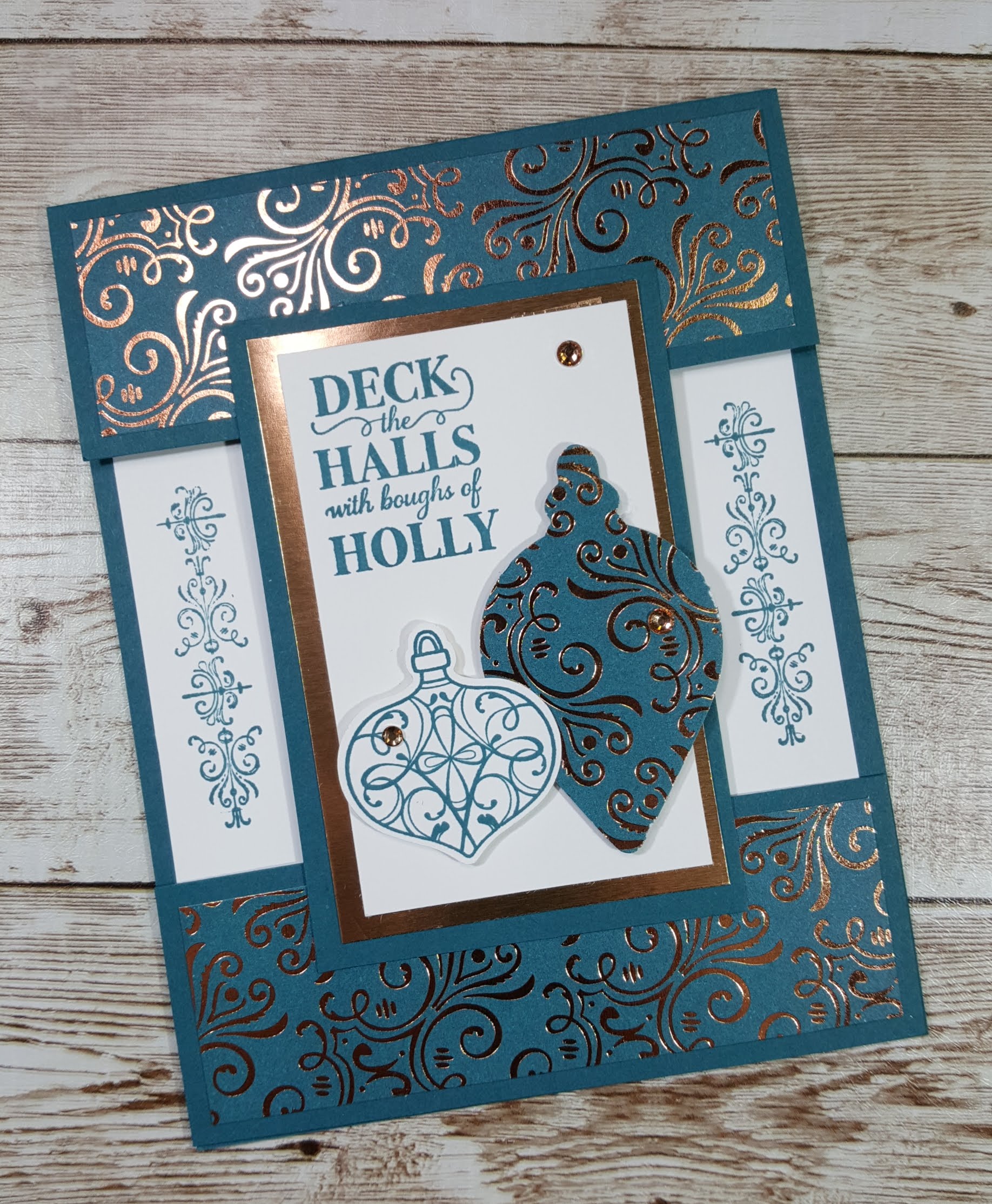 christmas gleaming card